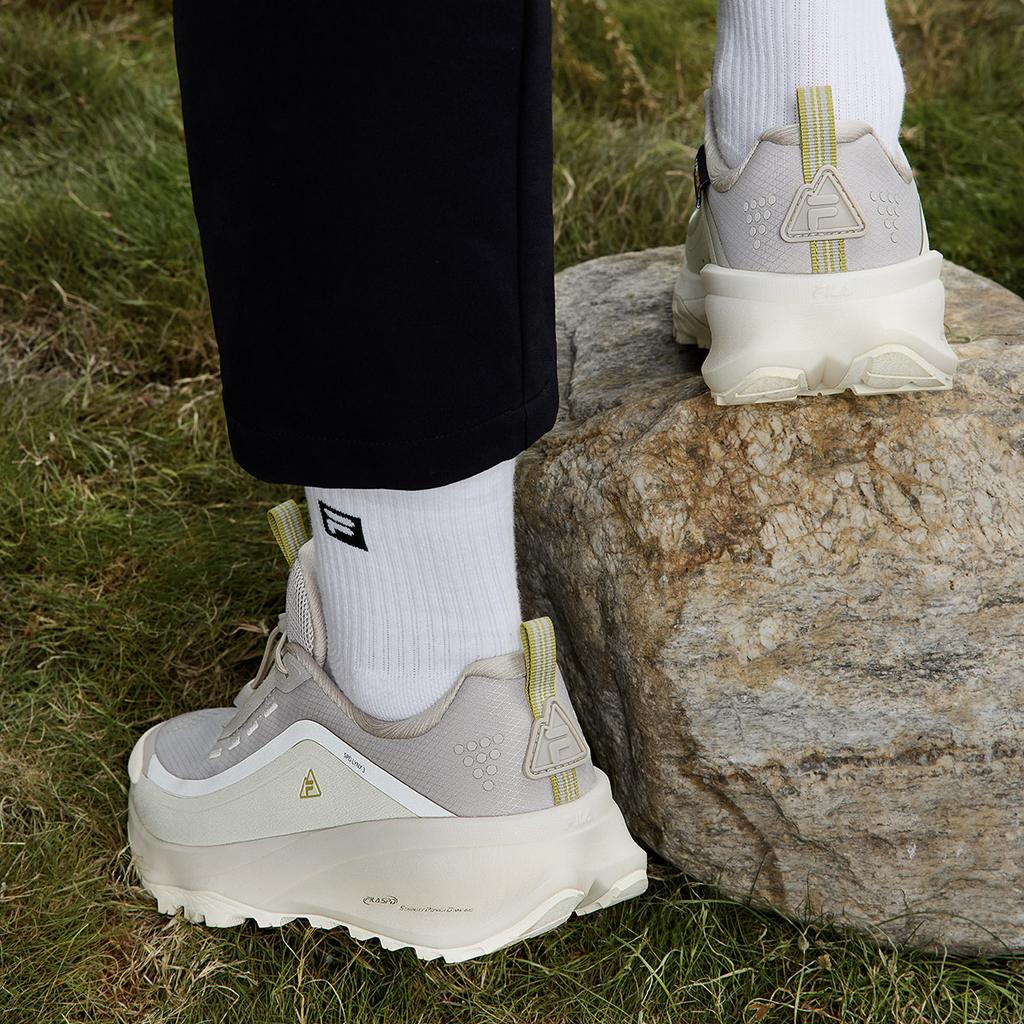 Fila SPD LYNX 3 Модные Удобные Универсальные Амортизирующие Прочные Низкие Кроссовки Женские кроссовки Белый Серый A12W511201FPP