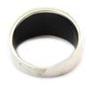 Bague Argent 'Hypnose' noir argenté