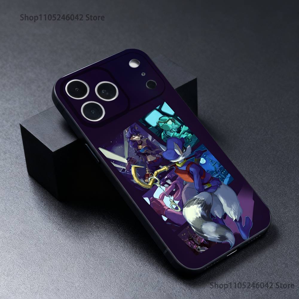 Game Sly C-Cooper Phone Case For iPhone 17,16,15,14,13,12,11,Pro,XS,Max,XR,Plus,E,SE4,Mini Black Soft Cover