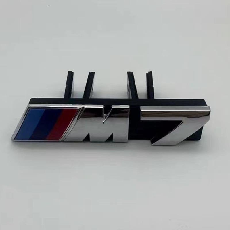 NEOW3 3D Car Front Grille M Badge Emblem Decoration Accessories For Bmw Performance M E46 E90 F20 E39 F10 X3 E83 E61 E91 E87 E60 E93