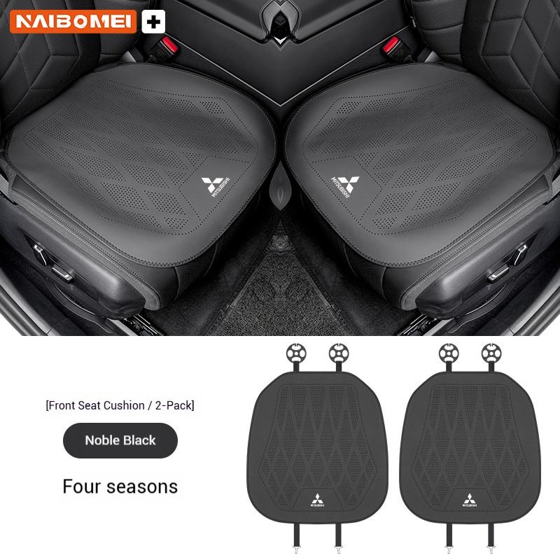 cwvjgx1 Car Leather Ventilated Seat Cushion Car Seat Cover For Mitsubishi Outlander Triton Colt Lancer EX Evolution X Pajero L200 ASX