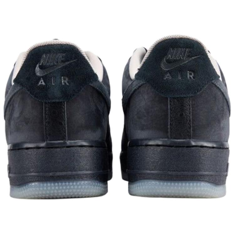 Nike Nike Air Force 1 Кожаные Дышащие Амортизирующие Скейтбордические Кроссовки Мужские Черные IQ9791-001