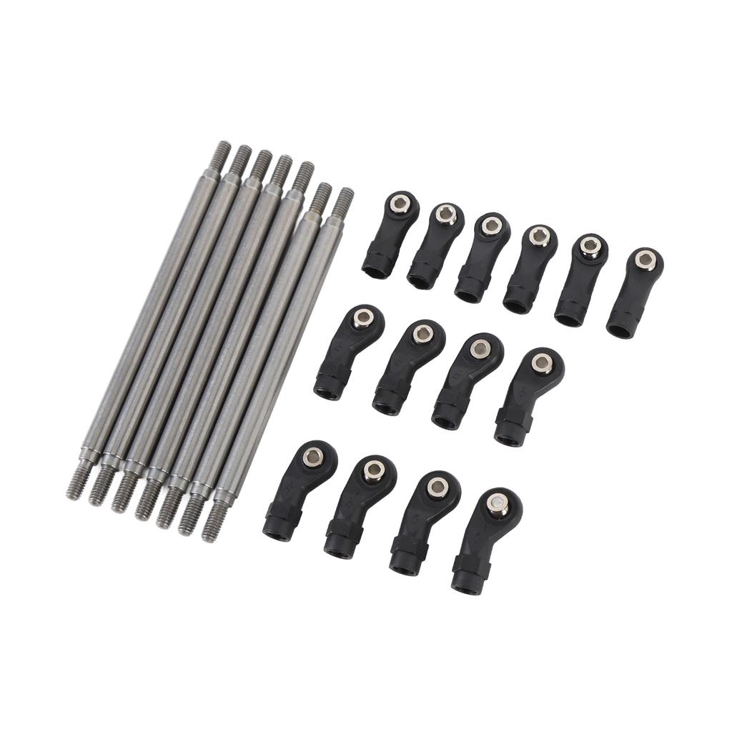 Полный комплект рулевых тяг для автомобиля, диаметр 6 мм, нержавеющая сталь, простая установка, комплект соединительных тяг для RC для Redcat