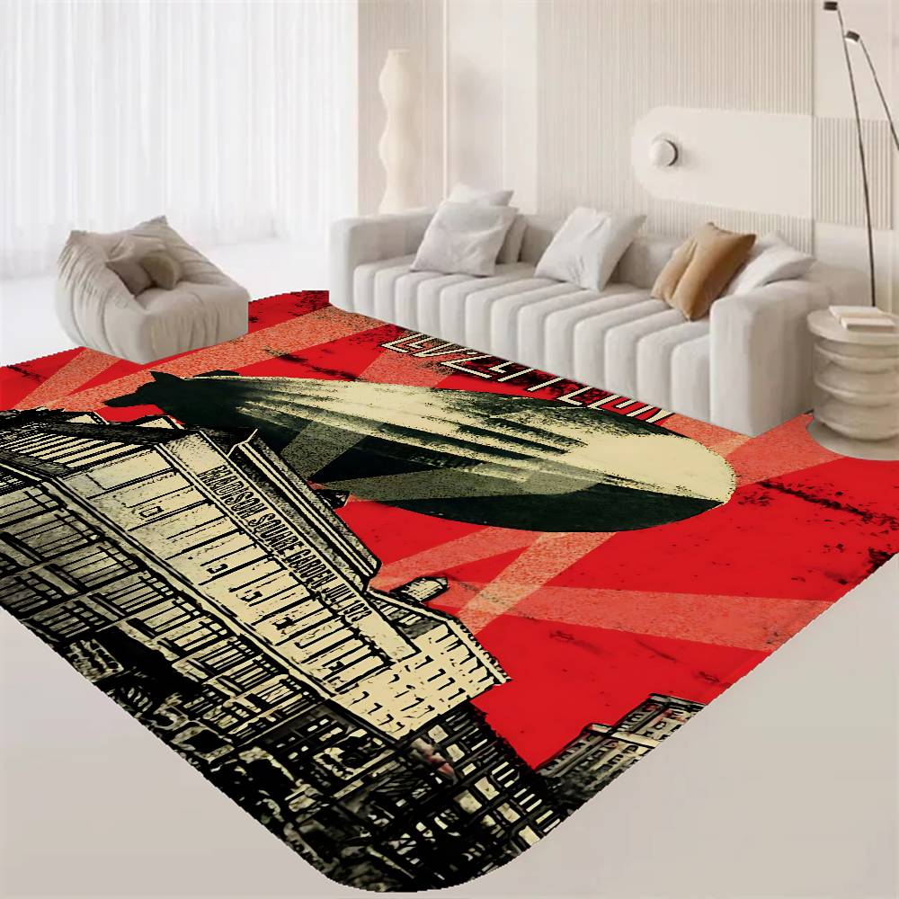 British Rock Led Band Z-Zeppelines Bathroom Mat Anti-slip Absorb Water Long Strip Cushion Bedroon Mat Hotel Decor Mat