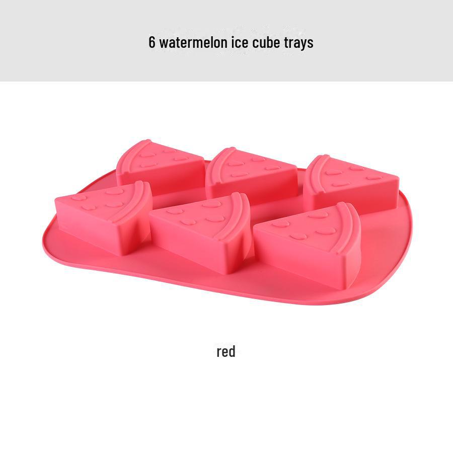 Силиконовая форма для льда своими руками с фруктовыми фигурками: Клубника, Арбуз, Ананас