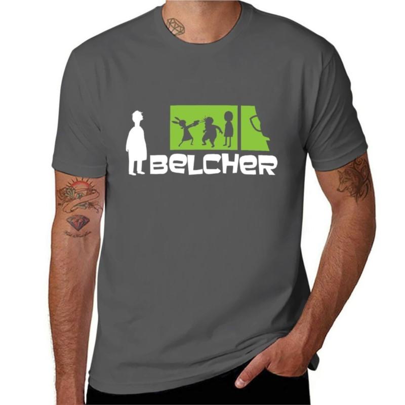 Футболка Belcher винтажная футболка черные футболки футболки большого размера для мужчин