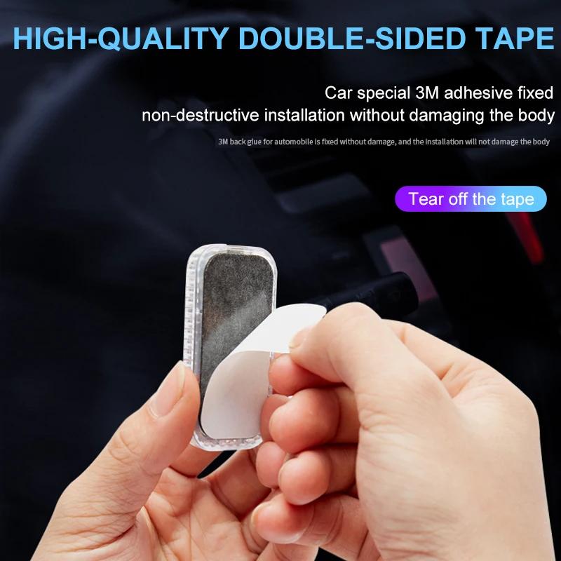 Portable Car Interior Dome Light Finger Touch Sensor Mini LED Reading Lamp Car Roof Magnets USB Charging Atmosphere Lamp