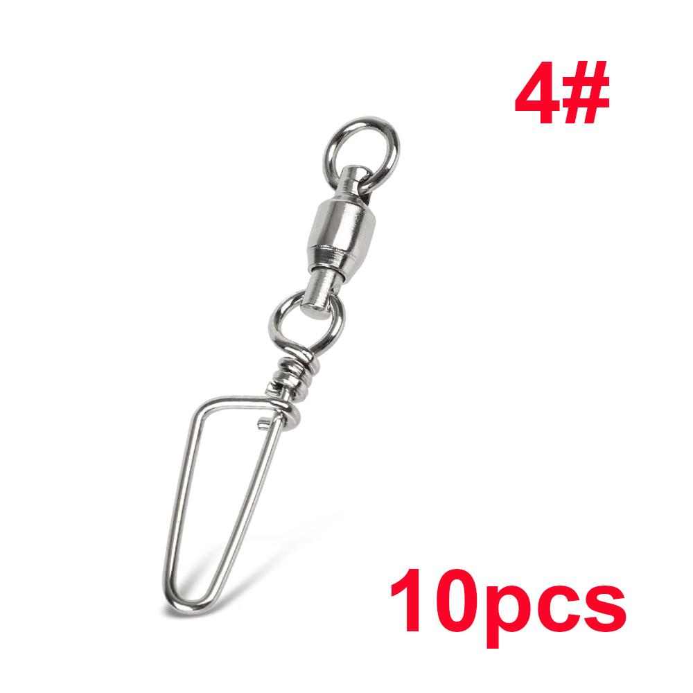 Fishing Line Connector Fishing Accessories Ball Bearing Fishing Swivels Coastlock Snap Connector