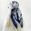 Scarf Women's European and American Scarf New Stainless Scarf Printed Scarf Satin Scarf