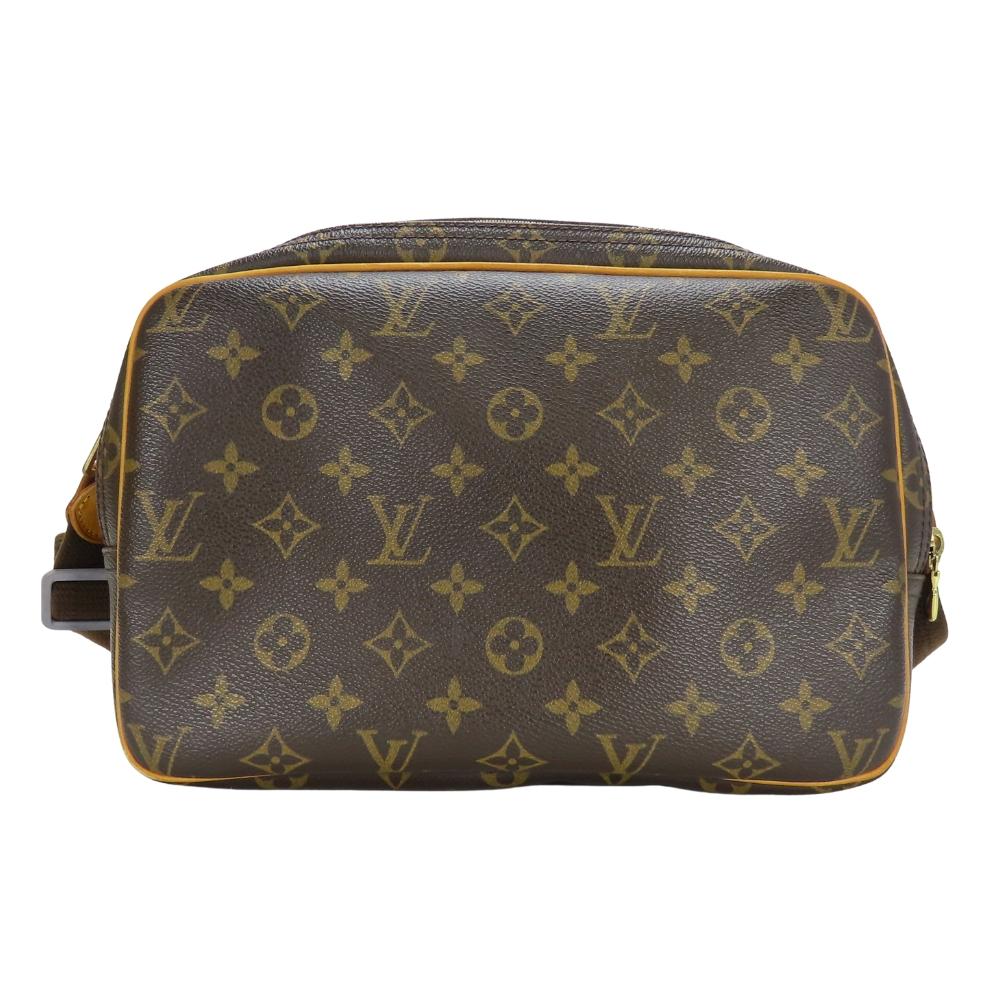 Подержанная сумка через плечо LOUIS VUITTON Reporter PM M45254 Монограмма/кожа Nume Коричневая Популярная