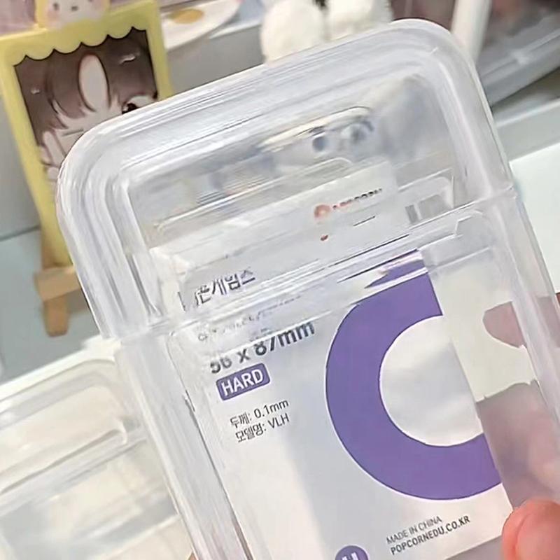 1 шт., чехол для контейнера для сбора, пластиковый прозрачный ящик для хранения, небольшой прозрачный магазин