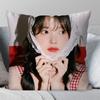 1 шт. Корейская певица IU Наволочка Квадратная Подушка Спальня Диван Отдых Комфортная Подушка Автомобиль Гостиная Домашний Декор 40X40