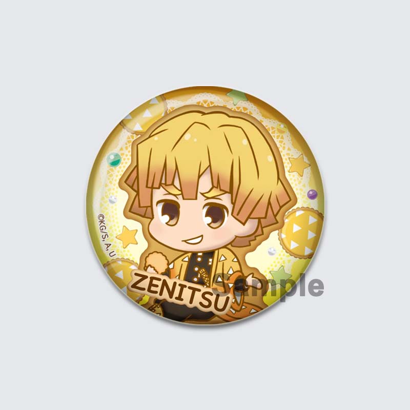 32/44/58mm Kamado Tanjirou Hashibira Inosuke Pin Kochou Shinobu Kamado Nezuko Tsuyuri Kanao Agatsuma Zenitsu Anime Brooche Handmade Demon Slayer Badge