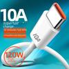 10A Super Fast Charging Type-C Cable for Huawei, VIVO, OPPO, Xiaomi, Honor - 120W Data Cable