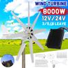 12 / 24V 8000W Wind Turbines Generator Wind Generator With Charge Controller Windmill Energy Turbines Wind Turbine Energy