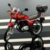 Моделирование 1:12 SUZUKI GS125 Винтажная модель мотоцикла Литая игрушечная машина со звуком и светом Коллекции для хобби Домашний декор
