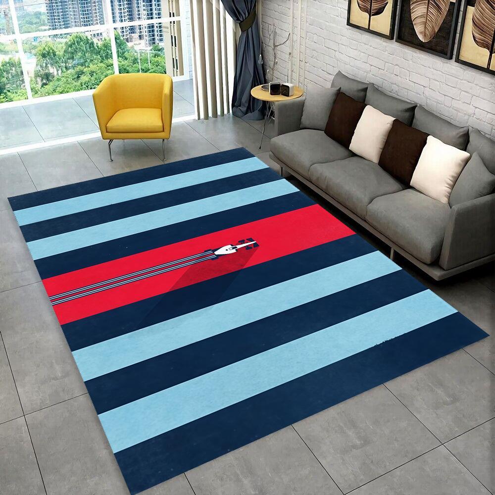 3D Ковер Логотип Гоночного Автомобиля M-Martini Мото Ковер для Дома Гостиной Спальни Дивана Прихожей Декор, Детский Игровой Нескользящий Коврик Подарок