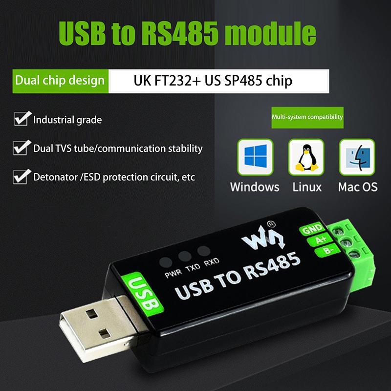 Оригинальный промышленный USB в RS485 последовательный преобразователь полудуплексный модуль связи FT232RL