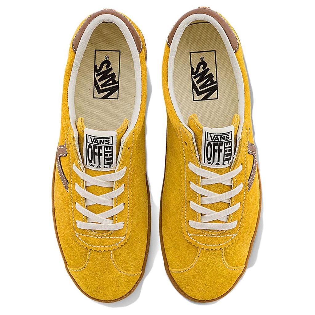Vans Sport Low Comfortable Versatile Low-Top Skate Shoes Unisex Sneakers Mustard-Yellow VN000D6NZX7