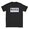 MAGA Make Albo Go Away Футболка для мужчин Винтажные футболки из чистого хлопка с круглым вырезом и коротким рукавом Одежда больших размеров