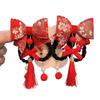Ancient Girls Velvet Headwear New Year Headdress Kids Barrettes Rabbit Tassel Hair Clips Children Hairpin Hair Accessories