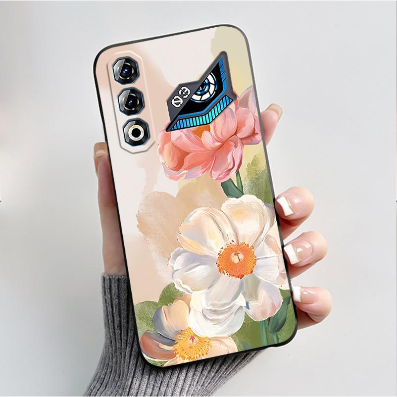 For ZTE Nubia Neo 3 Neo3 GT 5G Case Z2465N Shockproof Silicone TPU Butterfly Flower Back Cover For Nubia Neo 3GT Soft Phone Case