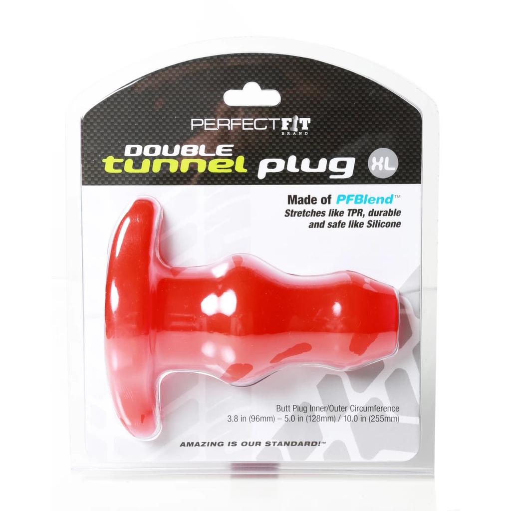 Perfect Fit Double Tunnel Plug Xl Clear