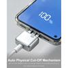 Full‑Charge Auto Disconnect Charger Protector Type‑C Auto Power‑Off Adapter Anti‑Overcharge Protection Mobile Phone Charging