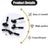 3-60Pcs Universal Zipper Repair Kit Quick Instant Detachable Zipper Head Replacement Zipper Slider Pull for 3 Different Size