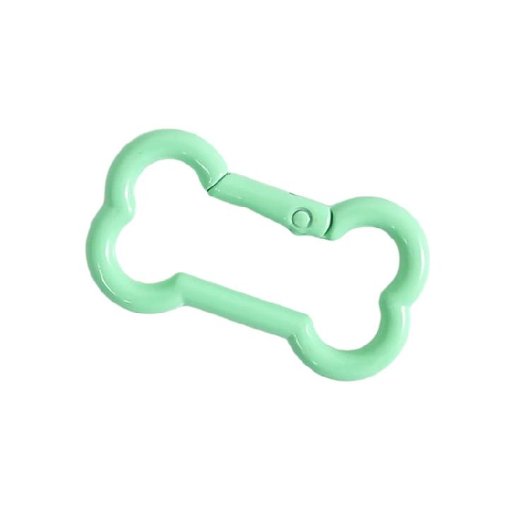 Брелок-брелок из цинкового сплава в форме кости Декорация Пружинный замок Доступен в 6 игривых цветовых вариантах