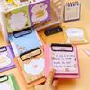 1pc Planner Stickers Office Stationery Notepad Paper Work Planner Memo Pads with Clipboard Sticky Notes Message Note