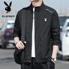 Playboy Men's Spring Autumn Stand-Up Collar Casual Jacket