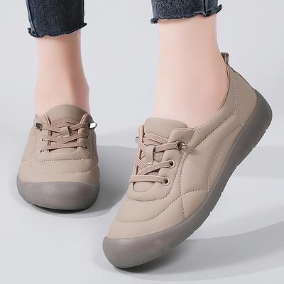 Женские мокасины на плоской подошве, удобные повседневные минималистичные мягкие прогулочные туфли с вышивкой для девочек-студенток