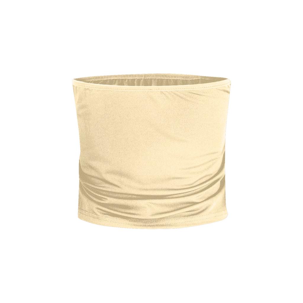 Женские топы-бандо без рукавов, однотонные, женские, без бретелек, топы-бандо с открытой спиной, милые, летние