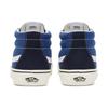Vans SK8 Mid-Top Fashion and Comfortable Anti-Slip Wear-Resistant Skate Shoes Unisex Sneaker Denim-Blue VN0A391F5TU