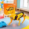 Solar-Powered Mechanical Dog and Cat Assembly Toys for Children's Science and Education