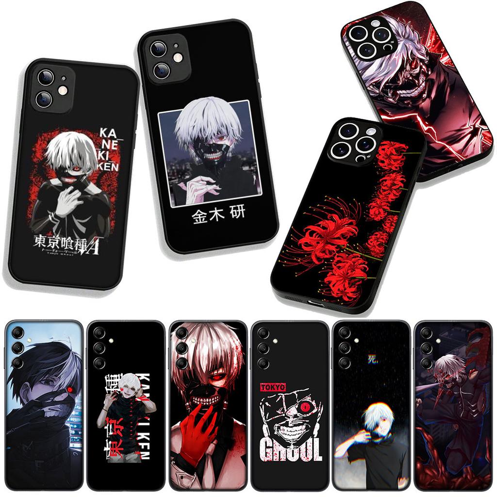 Чехол Аниме Токио Кен Канеки Гули для Samsung Galaxy A36 A17 A26 A07 A35 A54 A53 A13 A33 A34 S8 S9 S20 S21 FE S10 Plus