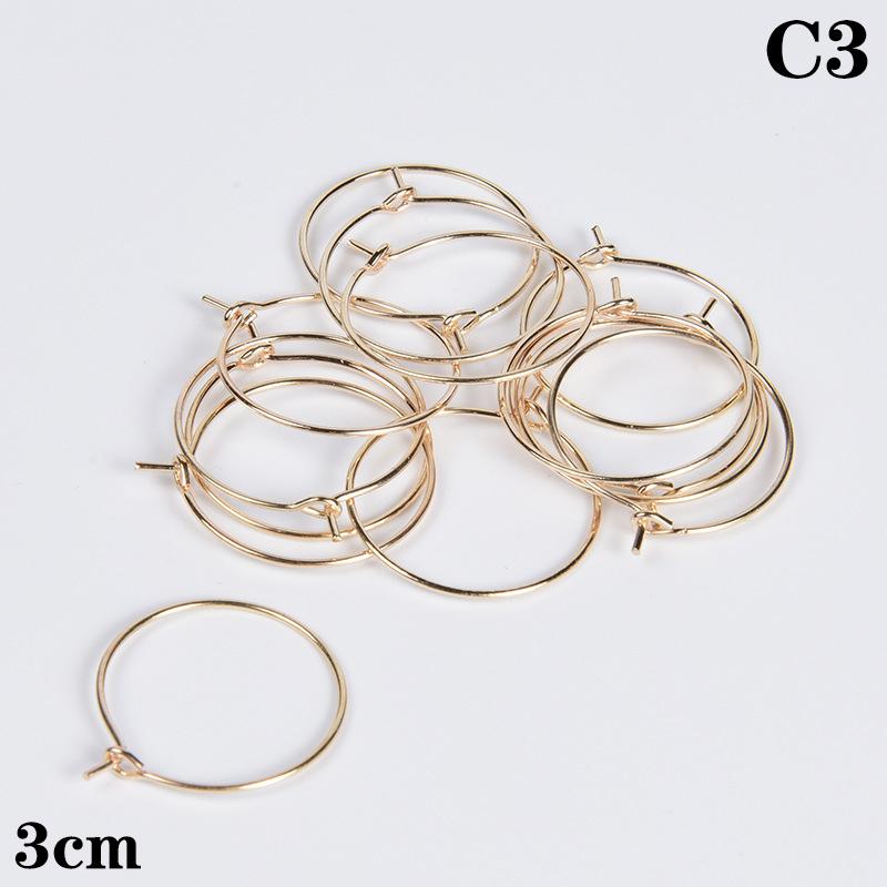 100 шт. Кольца-шармы для бокалов вина, проволочные обручи, маркеры для напитков, подарки-шармы для бокалов вина, сделай сам, этикетки для напитков на вечеринку