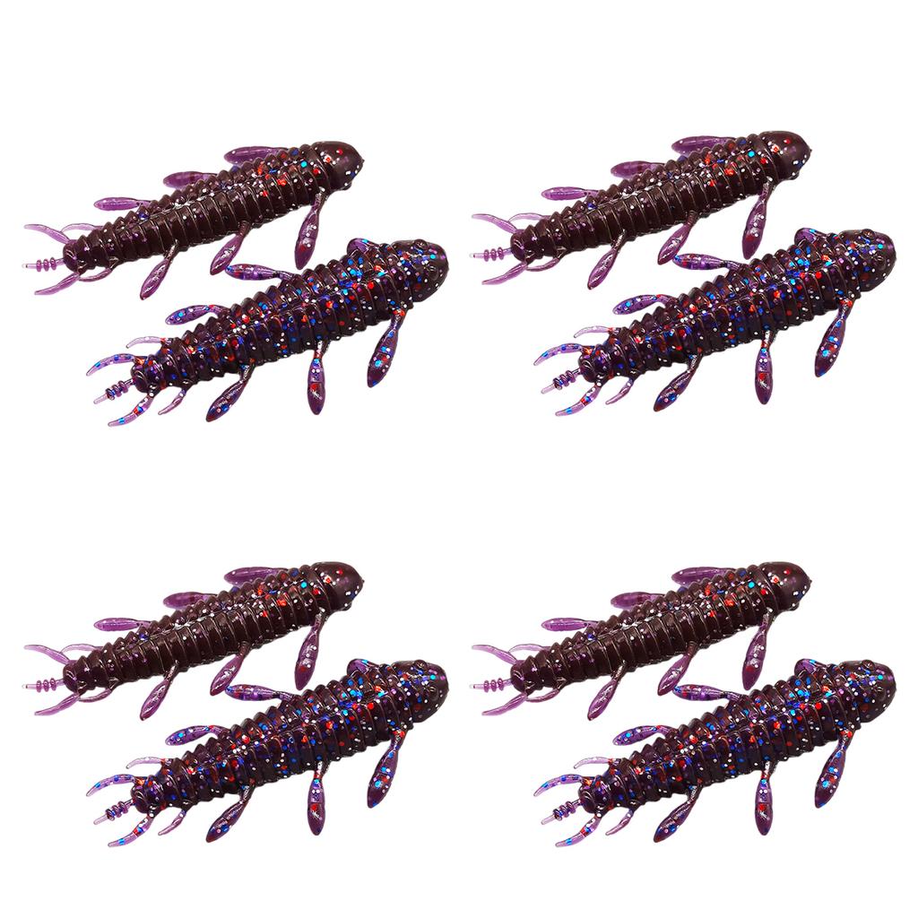 8 шт. Приманки для ловли рыбы Wacky Worms для ловли окуня, Wacky Rigs, Мягкие пластиковые приманки, Wacky Rigs, Мягкие черви, Wacky Rigs, Набор приманок-червей