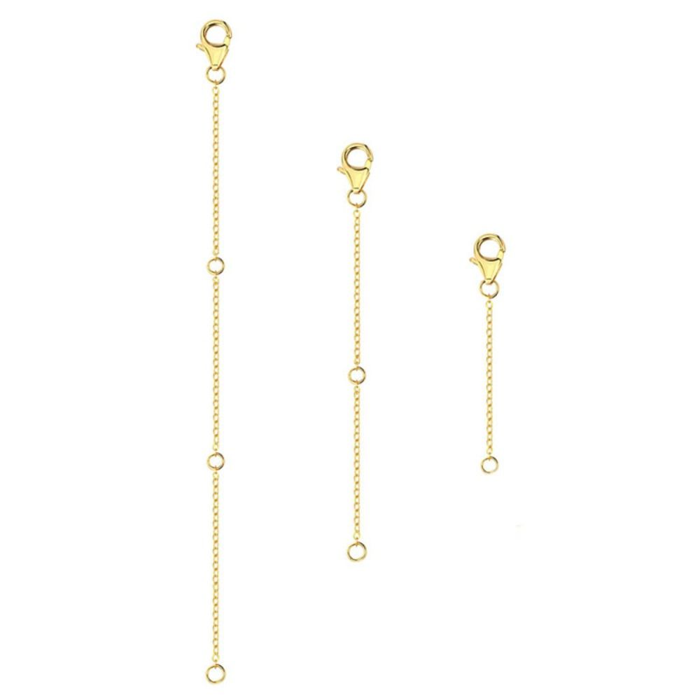 Ювелирные аксессуары, удлинительная цепочка, золотой браслет, браслет с замком-лобстером, ювелирные изделия