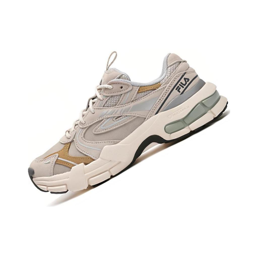 Fila Decoder Comfortable Versatile Fabric Synthetic Leather Low-Top Casual Running Shoes Women Sneaker Gray F12W342121FPR