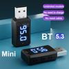 FM02 Мини USB Автомобильный Комплект Питания Handsfree Звонок USB Беспроводной Приемник Передатчик Донгл Совместимый с Bluetooth Авто Аксессуары