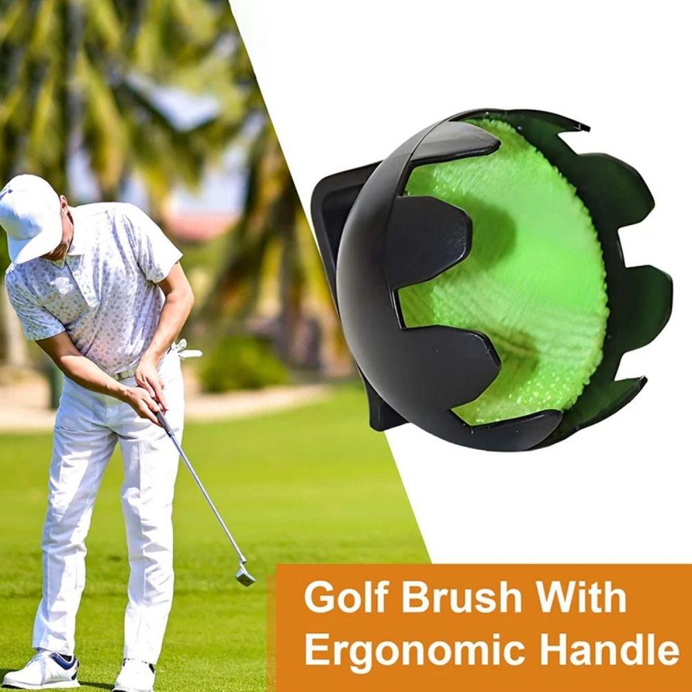 Lightweight Portable Golf Ball Washer Single Handed Design Wearable Golf Brush Gifts