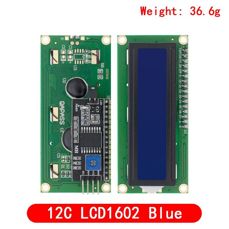 ЖК-модуль сине-зеленый экран IIC/I2C 1602 для Arduino 1602 LCD UNO r3 mega2560 LCD1602 LCD1602 + I2C