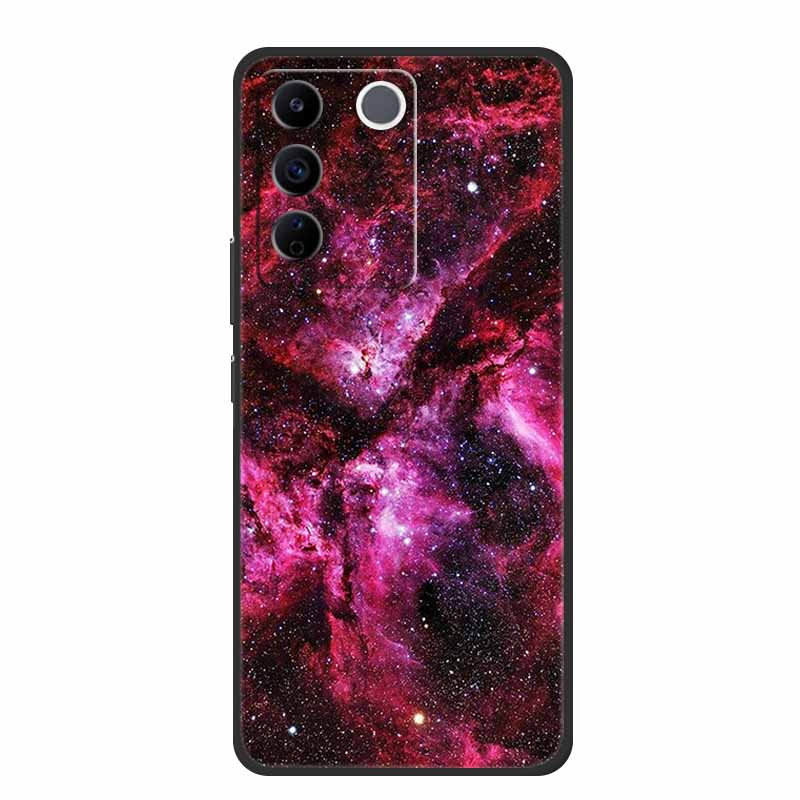 Phone Case For Vivo T2 Back Cover Case Black Silicone Shockproof Soft Coque Funda For Vivo T2 Case T 2 Capas Para For VivoT2 Bag