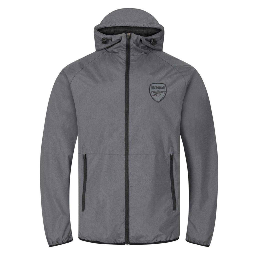 Arsenal FC Mens Crest Peaked Windbreaker