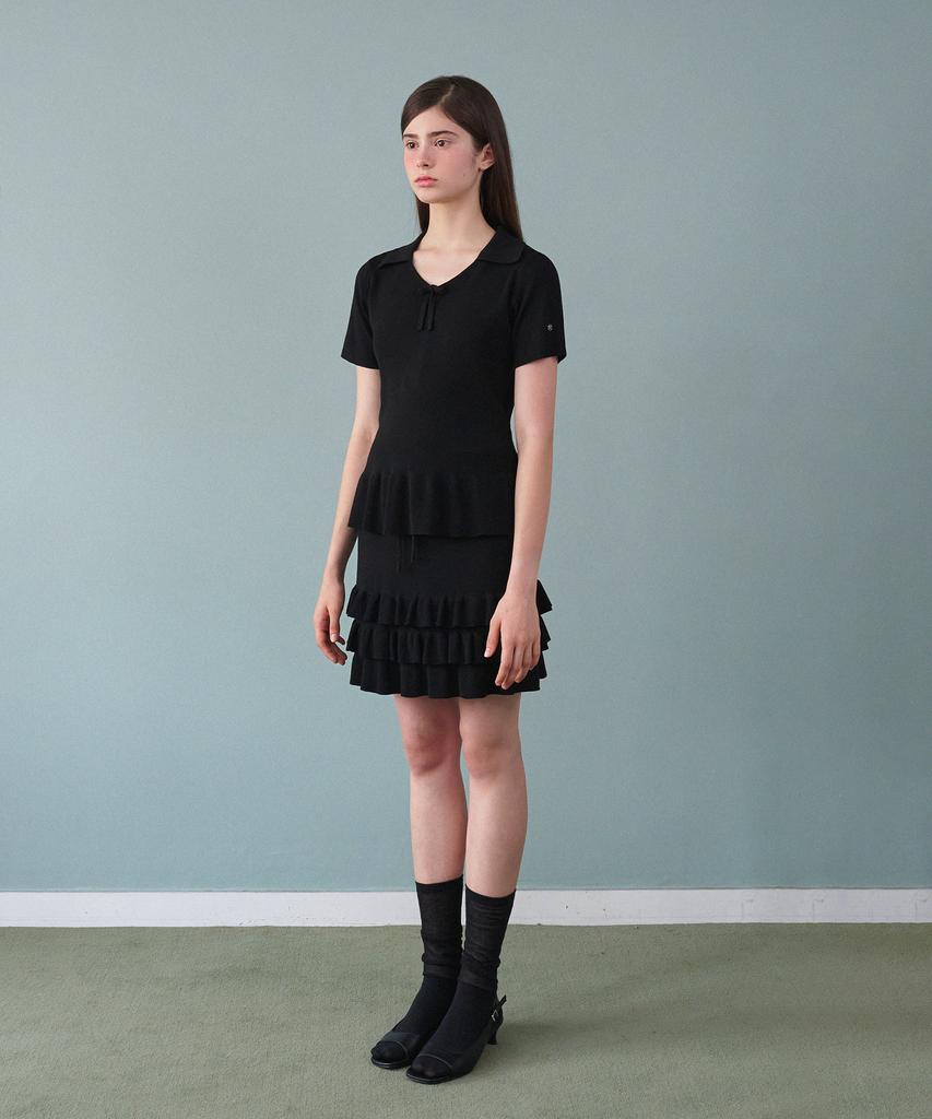 MICANE Jenna Frill Knit - Skirt Set
