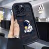 Мультяшный Чехол Астронавт Космос Для Телефона iPhone Apple 17 AIR 16 16E 11 12 13 14 15 XR Plus Pro Max Чехол Своими Руками TPU Ударопрочный Чехол