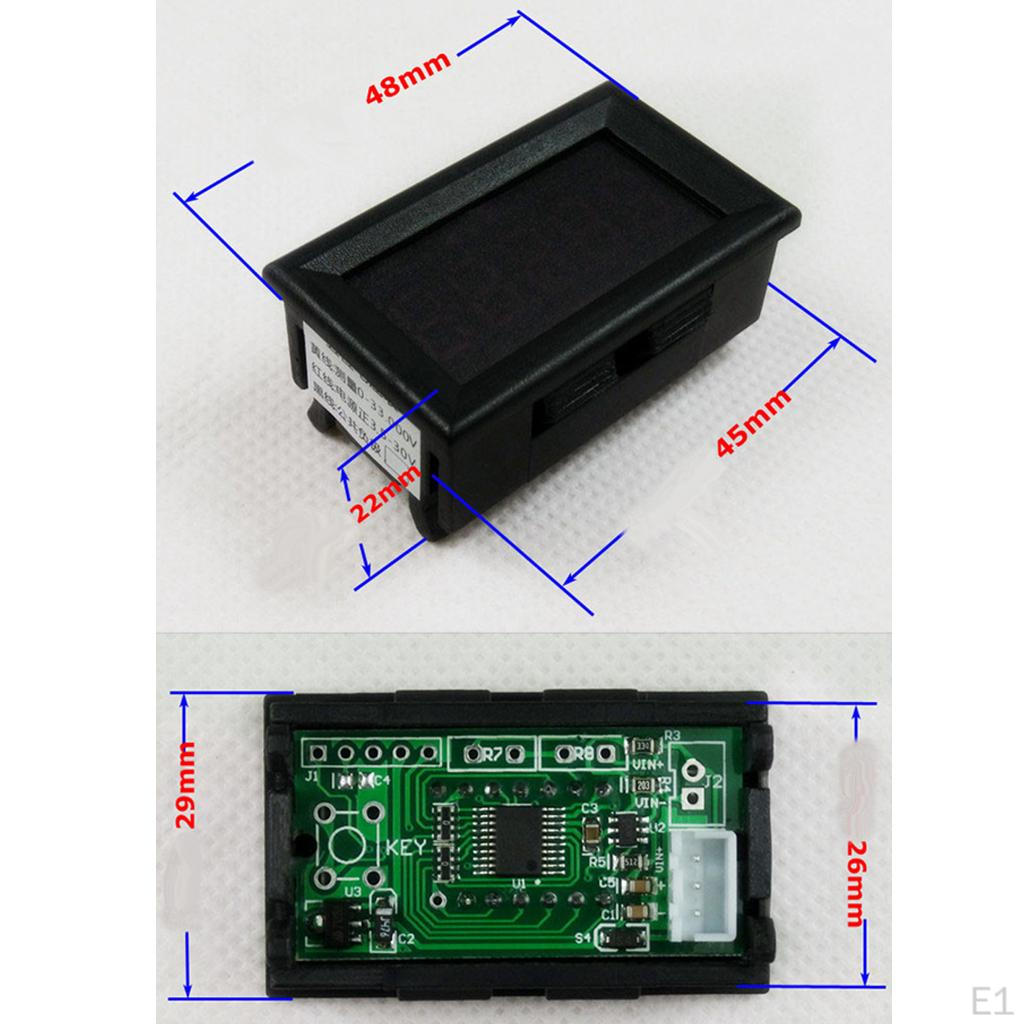 . 36 '' LED Digital Meter age 3 5 - 30V 4 Colors