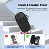 BRDRC Mini Carrying Case for Insta360 X5/X4 Camera PU/Nylon Storage Bag Protective Shell for Outdoors Photography With Carabiner